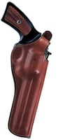 Bianchi 12682 Cyclone OWB Tan Leather Fits 4" Colt Anaconda;S&W 27,28,29 Similar N Frame Models Belt Loop Mount Right Hand