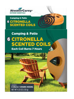 Atwater Carey 2764 Citronella Mosquito Coil With Ceramic Housing