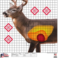 Pro-Shot WDSI5PK Whitetail Sight-In Deer Heavy Paper Hanging Universal 25
