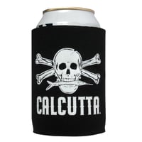 Calcutta CPCBK Pocket Can Cooler Black W/Wht Logo