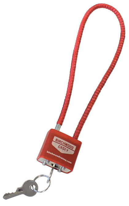 Birchwood Casey BC-04801 Cable Lock Red 1Pk