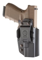 1791 Gunleather TACIWBGLOCKBLKR Tactical Kydex IWB Black Kydex Belt Clip Compatible W/Glock Right Hand