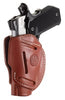 1791 Gunleather 3WH1CBRA 3-Way IWB/OWB Size 01 Classic Brown Leather Belt Loop Fits 1911 3-4" Ambidextrous Hand