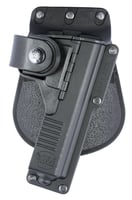 Fobus RBT17 Active Retention Tactical Belt Polymer Paddle Fits Glock 17/22/31 W/Tactical Light Or Laser Right Hand