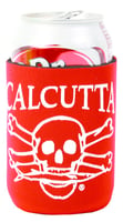 Calcutta CPCRD Pocket Can Cooler Red W/Wht Logo