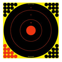 Birchwood Casey 34170 Shoot-N-C Reactive Target Bullseye Paper Target 17.25" 100 Per Pack