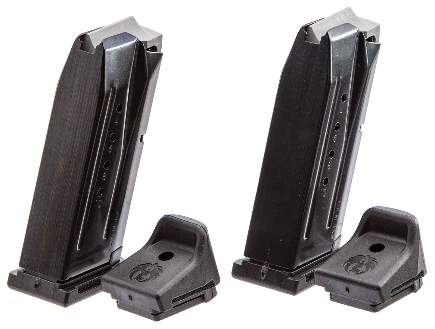 Ruger 90686 Security-9 Value Pack 10rd Magazine Fits Ruger Security-9 Compact 9mm Luger 10rd Black Oxide 2 Pack