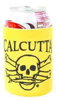 Calcutta CPCYL Pocket Can Cooler Yellow W/Blk Logo