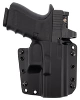 Galco CVS226RB Corvus IWB/OWB Black Kydex Belt Loop Compatible W/ Glock 19X/19 Gen1-5/23 Gen2-5 Belt 1.75" Wide Right Hand