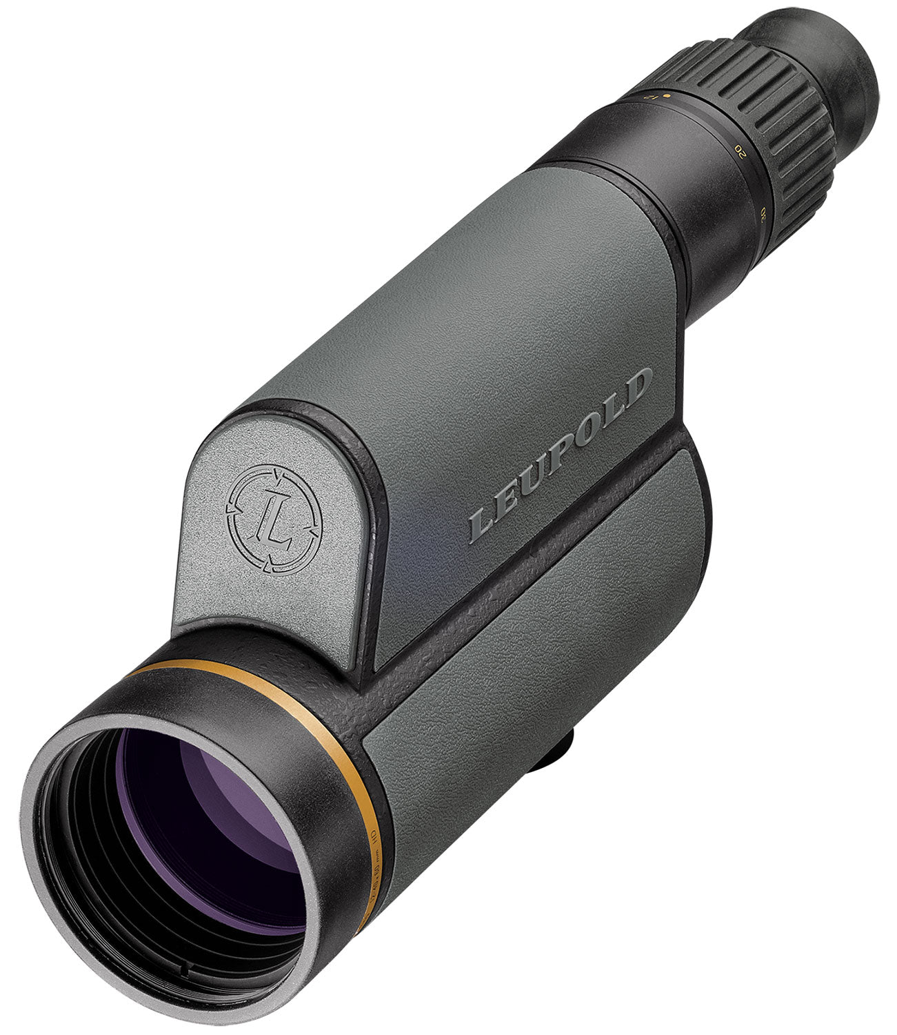 Leupold 120371 Gold Ring Spotting Scope, 12-40x60mm Shadow Gray