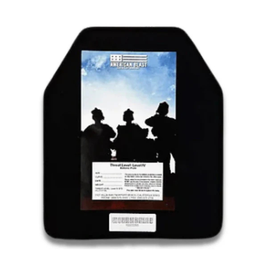 Level IV (Green Tip) 5.6 lbs. Stand Alone Ballistic Plate