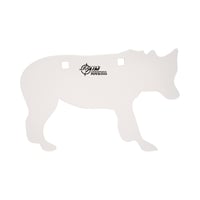 EZ-Aim 15574 Shooting Silhouette Coyote 0.38" Thickness White