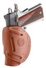 1791 Gunleather 4WH1CBRR 4-Way IWB/OWB 01 Classic Brown Leather Belt Clip Fits 3-4" Barrel 1911