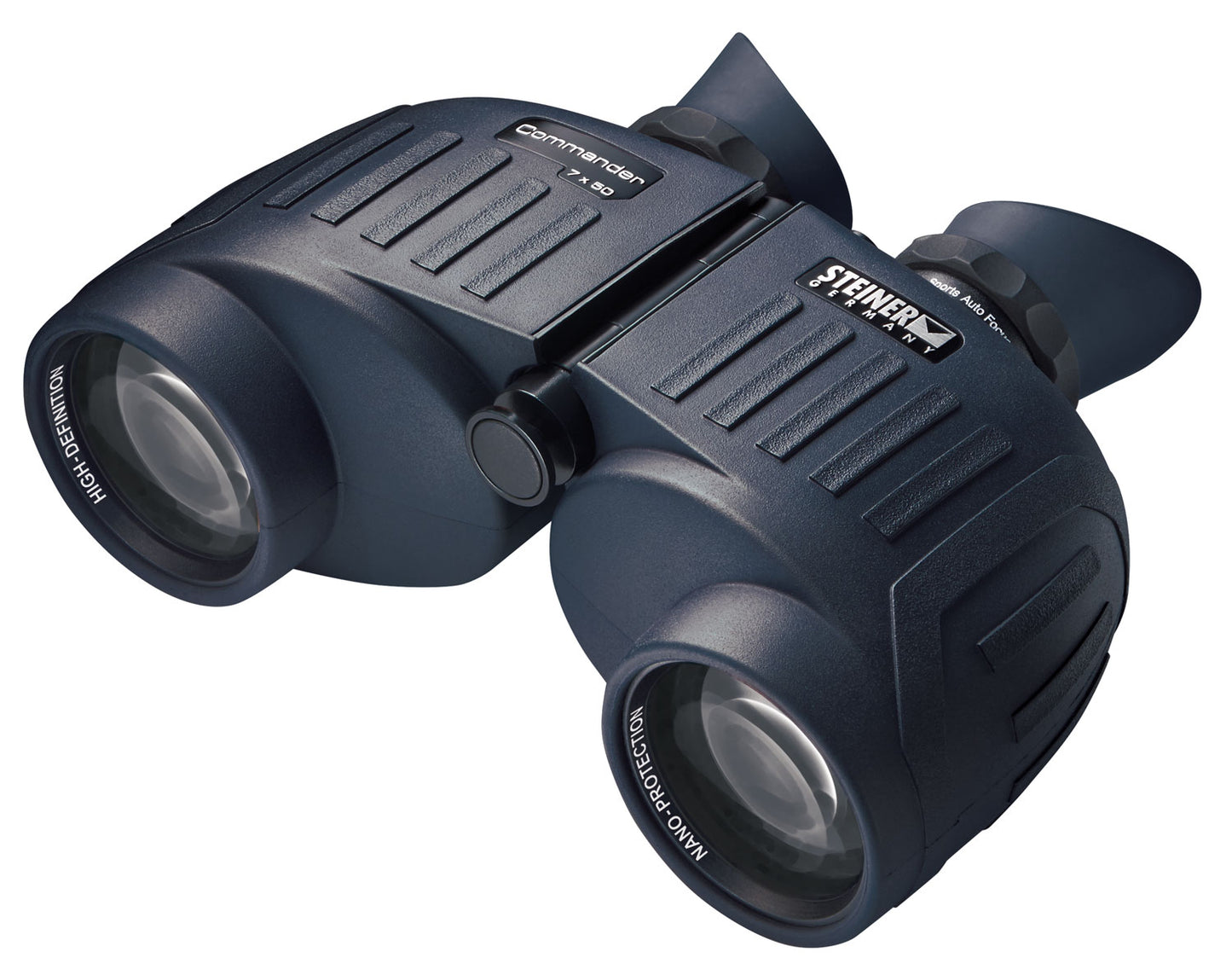 Steiner 2304 Commander 7x50mm Floating Prism Sports-Auto Focus, Black Makrolon W/Rubber Armor