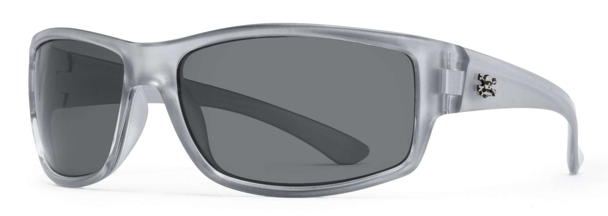Calcutta R1CG Rip Sunglasses Crystal Frame Gray Lens 62mm Lens