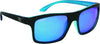Calcutta RT1BM Rip Tide Sunglasses Black Frame Blue Mirror Lens