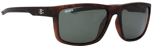 Calcutta BK1GTORT Banks Sungalsses Matte Tortoise Frame Gray Lens