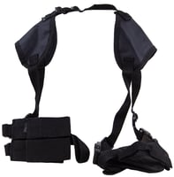 Bulldog WSHD8 Deluxe Shoulder Harness Black Nylon Harness Fits Glock 21 Fits Glock 37 Fits 3.50-5" Barrel Ambidextrous