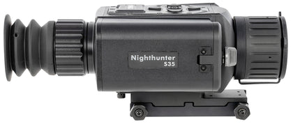 Steiner 9521 Nighthunter S35 Thermal Rifle Scope Black 2x-14x 35mm Multi Reticle 640x512, 50 Hz Resolution Zoom 1x-8x Features Rangefinder