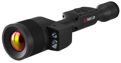 ATN TIWST51210LRF Thor 5 XD LRF Thermal Rifle Scope, Black Anodized 4-40x, Smart Mil Dot Reticle W/Zoom, 1280x1024, 60 Fps Resolution, Features Laser Rangefinder