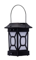 Thermacell MR9W Patio Shield Lantern Cambridge Black Effective 15 Ft Odorless Scent Repels Mosquito Effective Up To 12 Hrs