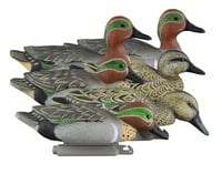 Higdon Outdoors 19943 Standard Teal Green Wing Teal Species Multi Color Foam Filled 6 Pack