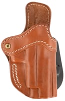 1791 Gunleather ORPDH23CBRR Paddle Holster Optic Ready OWB Size 2.3 Classic Brown Leather Paddle Fits Glock 17 Fits Walther PPQ Right Hand