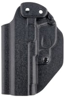 Mission First Tactical H1911AIWBABL Appendix Holster IWB/OWB Black Polymer Belt Clip Fits 1911 4" Barrel Ambidextrous