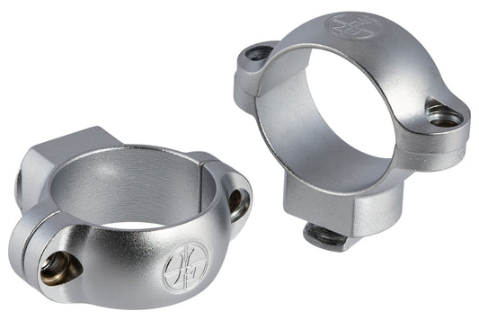 Leupold 49902 STD Scope Rings, 1-In Medium Silver