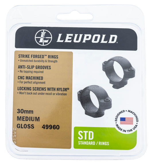 Leupold 51033 STD Scope Rings, 30mm Super High Matte