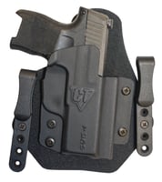 Comp-Tac C916GL069RBSN Sport-TAC IWB Black Kydex/Nylon Belt Clip Fits Glock 43/43X Right Hand