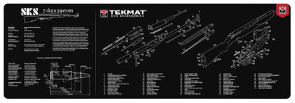 TekMat TEKR36SKS SKS Cleaning Mat SKS Parts Diagram 12