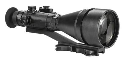AGM Global Vision 15WP6623484111 Wolverine Pro-6 3AW1 Night Vision Rifle Scope Matte Black 6x100mm Gen 3 Auto-Gated White Phosphor Level 1 Illuminated Red Chevron W/Ballistic Drop Reticle