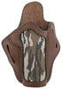 1791 Gunleather MOBH1BRWR BH1 Optic Ready OWB 01 Brown With Mossy Oak Leather Belt Slide Fits 5" 1911