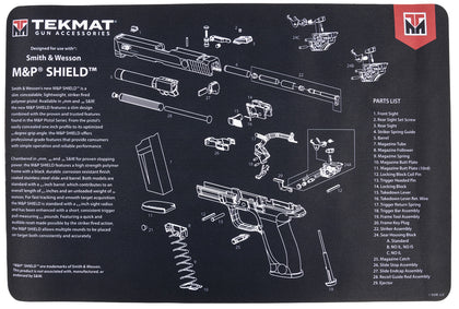 TekMat TEKR17SWMPSHIELD S&W M&P Shield Parts Diagram 11