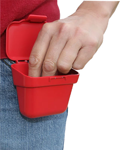 MTM Case-Gard ABP Ammo Belt Pouch Handgun/Rifle Multi-Caliber 100rd Belt Clip Mount Red Plastic