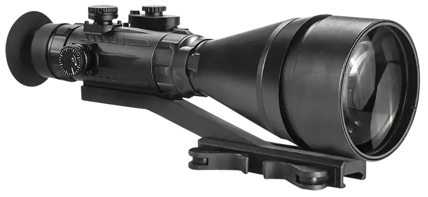 AGM Global Vision 15WP6623474111 Wolverine Pro-6 3APW Night Vision Rifle Scope Matte Black 6x100mm Gen 3 Auto-Gated White Phosphor Illuminated Red Chevron W/Ballistic Drop Reticle