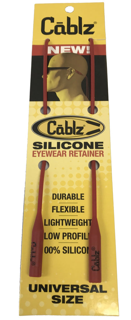 Cablz SiliconeRed Silicone Eyewear Retainer, 16