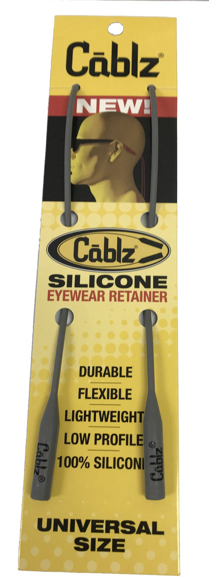 Cablz SiliconeGry Silicone Eyewear Retainer, 16