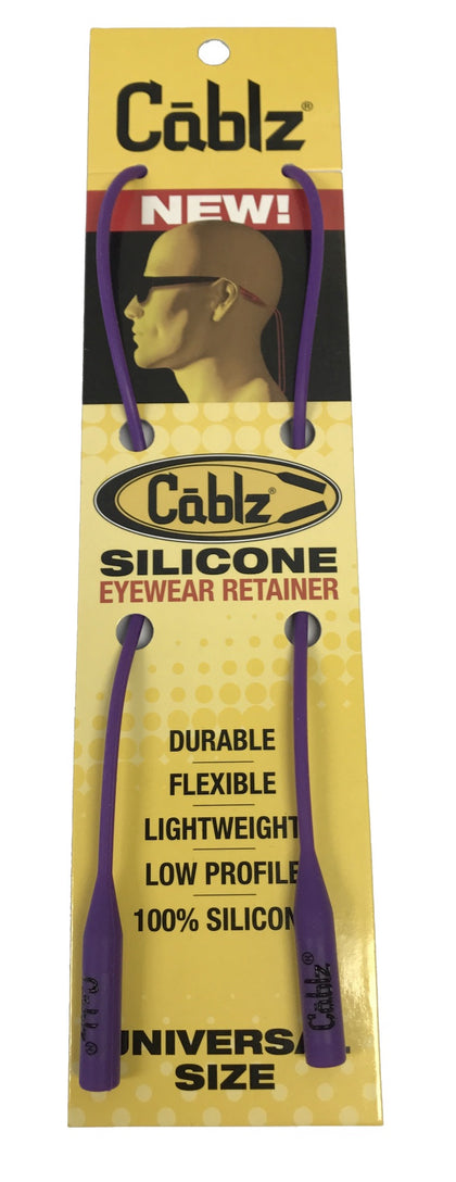 Cablz SiliconePrpl Silicone Eyewear Retainer, 16