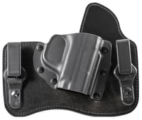 Galco KT826B KingTuk Deluxe IWB Black Kydex/Leather UniClip Fits S&W M&P Shield Right Hand