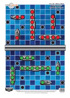 Birchwood Casey BC-35581 PREGAME 12" X 18" Battle At Sea Target -