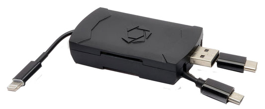 Stealth Cam STCQMCR QMCR 4-In-1 SD Card Reader Black