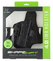 Alien Gear Holsters SSIW-0435-RH-XXX-D ShapeShift 4.0 IWB Black Polymer Belt Clip Fits Taurus PT111 Millennium G2