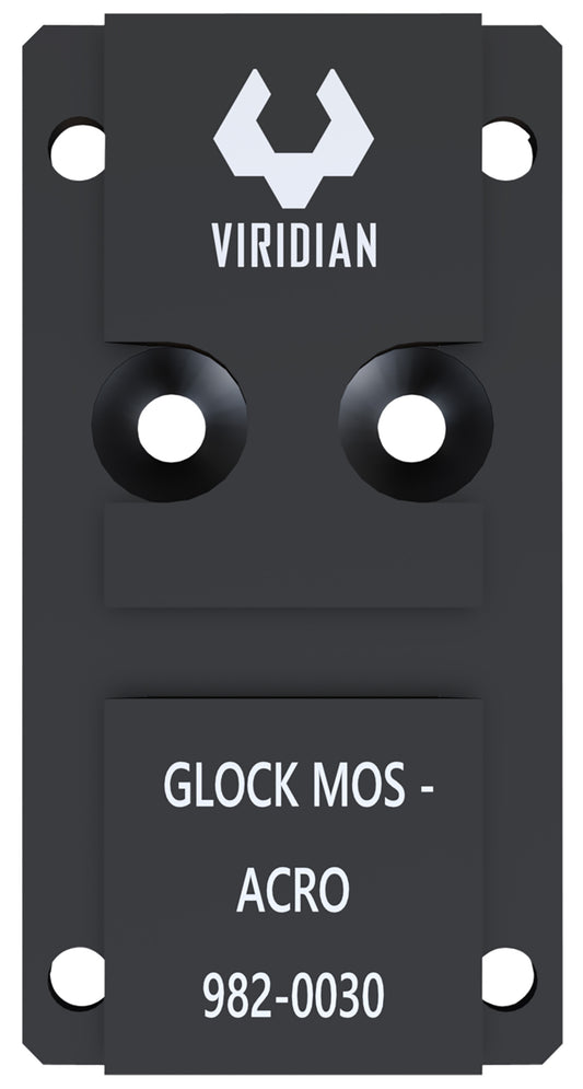 Viridian 9820030 RFX45 Glock MOS Mounting Adapter Black Anodized