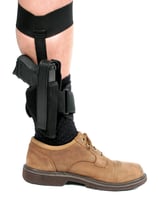 Blackhawk 40AH16BKR Ankle Size 16 Black Cordura Velcro Fits Med/Large Semi Autos Fits 3.25-3.75" Barrel Right Hand