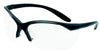 Howard Leight R01535 Uvex Vapor II Shooting Glasses Adult Clear Lens Anti-Fog Polycarbonate Black Frame