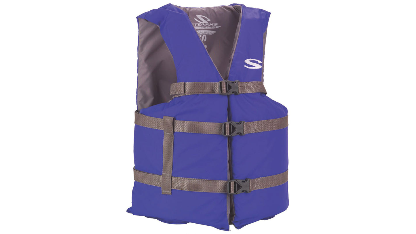 Stearns 3000004477 PFD 2001 Adult General Purpose Vest Oversized Blue