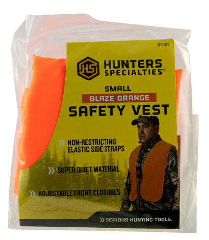 Hunters Specialties 02001 Youth Safety Vest Blaze Orange