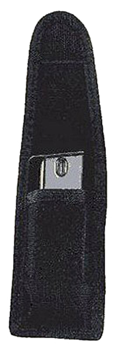 Uncle Mikes 88321 Universal Single Mag/Knife Pouch Fits 9mm,40 S&W,,Single Row 10mm,45ACP Metal Mag 2.25" Black Cordura Belt Loop Mount